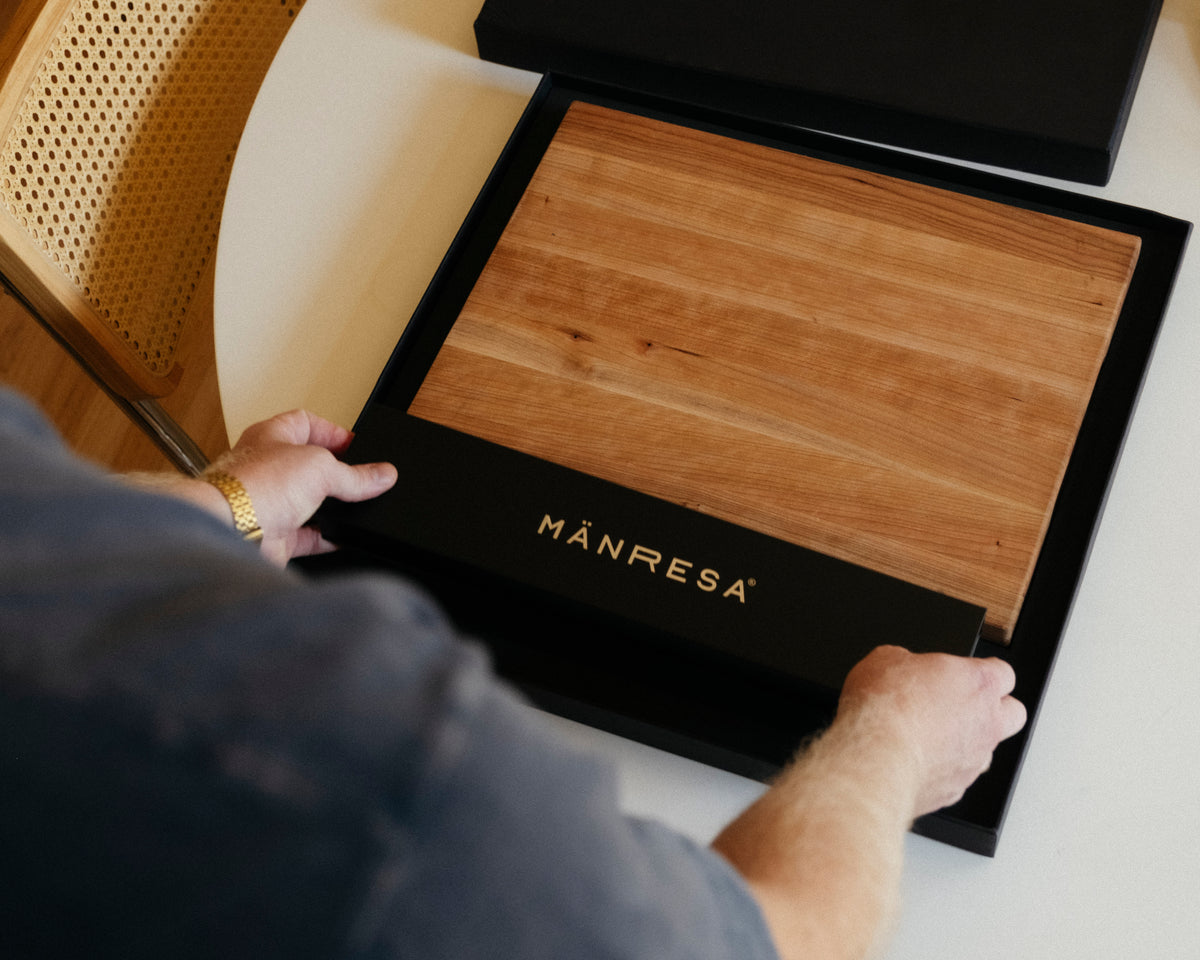Butcher Block Chef Knife Gift Set