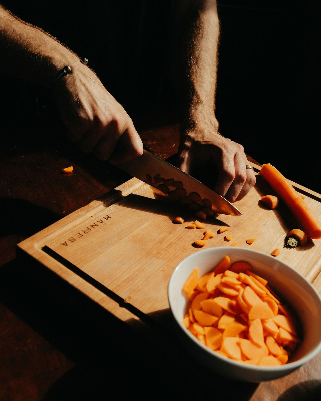 Appalachia Cherry Edge Grain Butcher Block | Mänresa